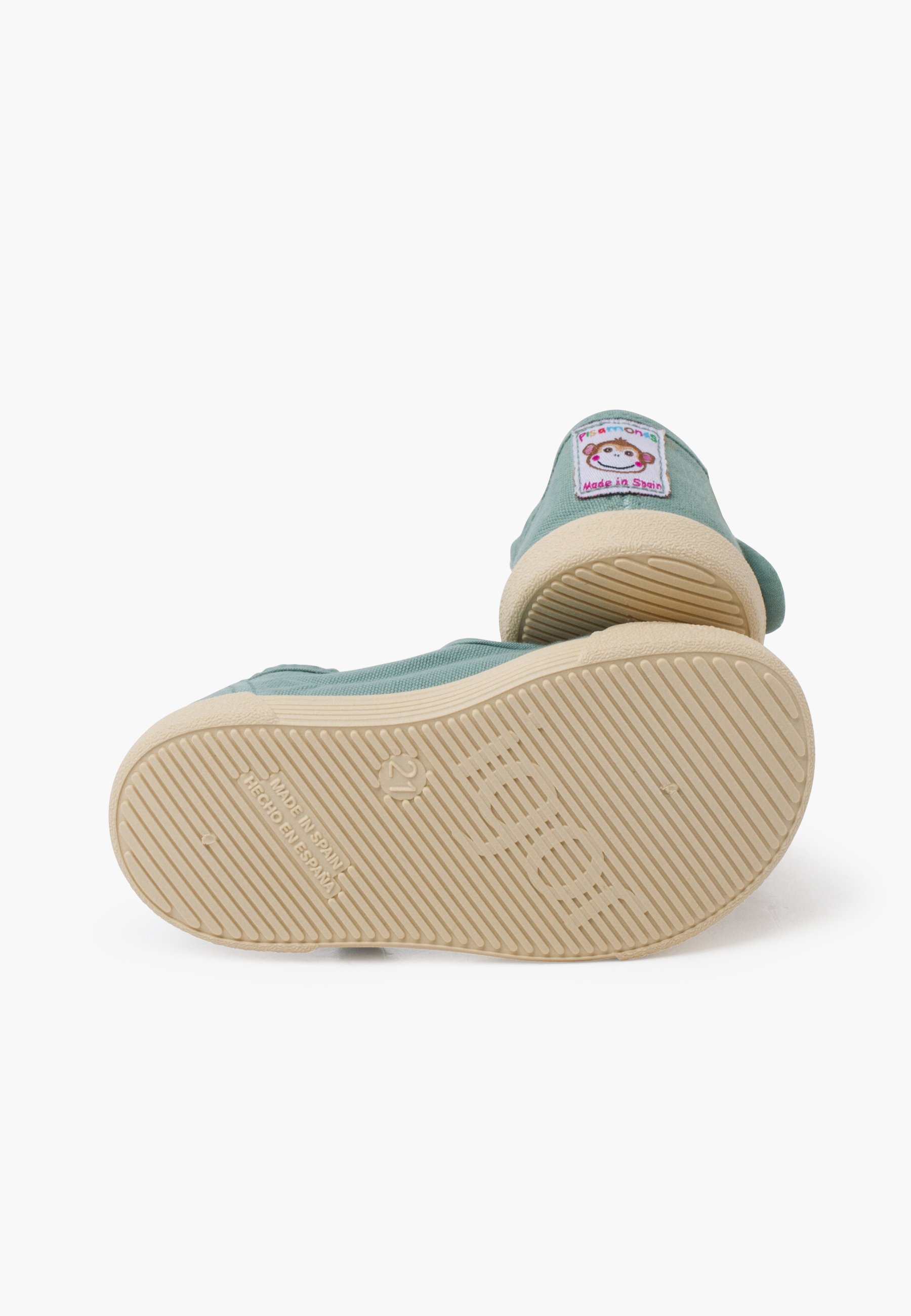 Pisamonas Babyschoentjes - groene matcha