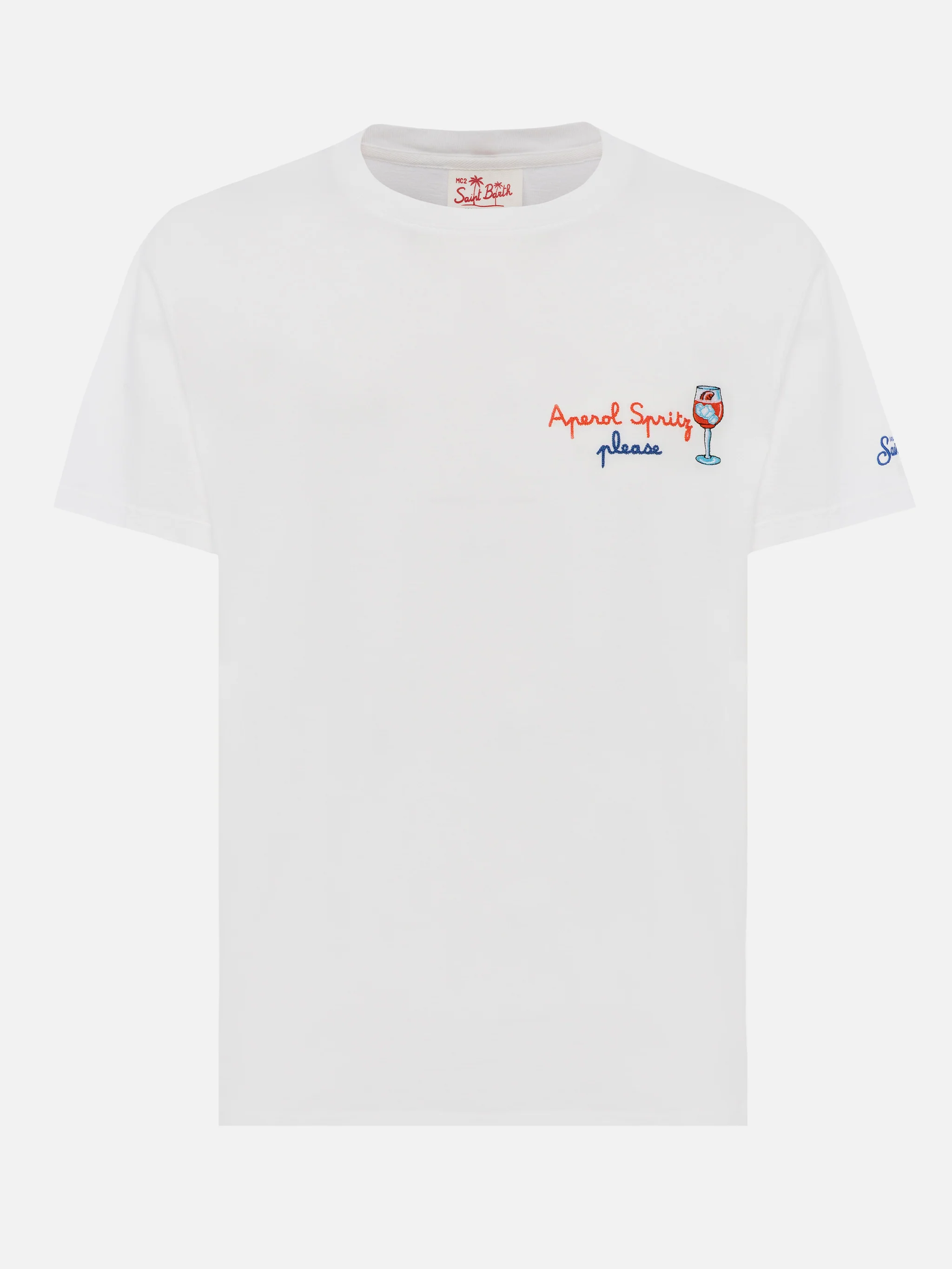T-shirt Portofino in jersey di cotone classic fit con ricamo Aperol Sp