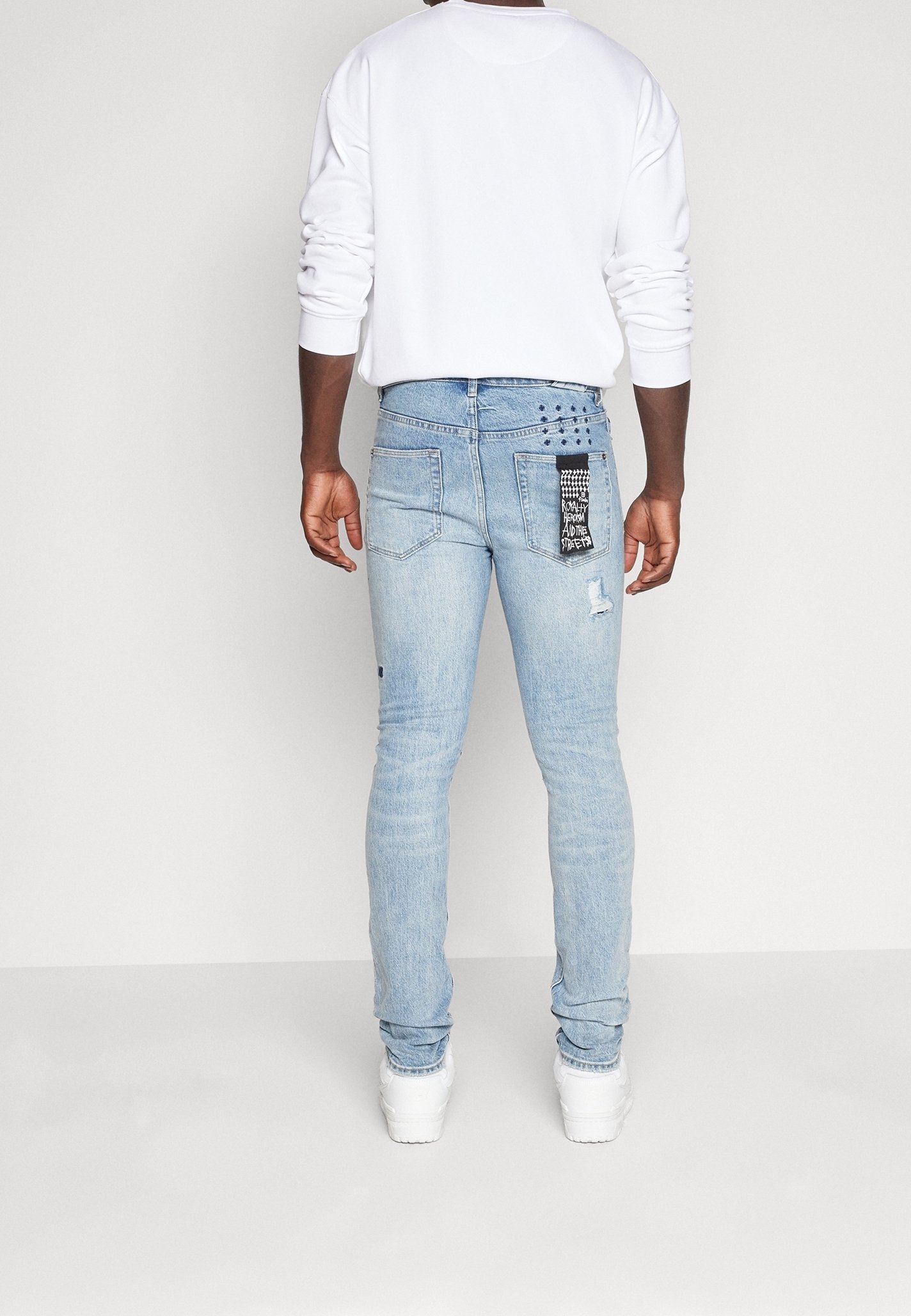 Jean Ksubi coupe skinny - denim bleu clair