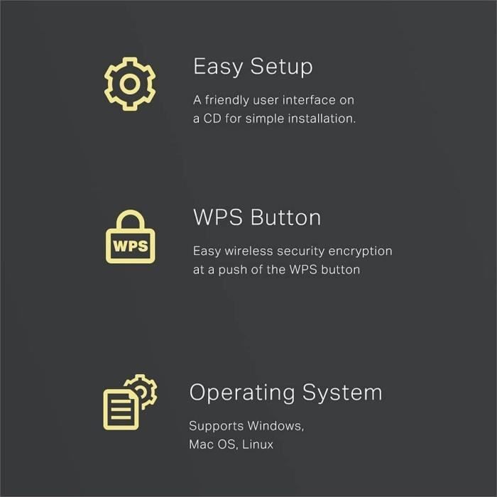 WIFI KEY / TP Link USB WiFi N 300 Mbps