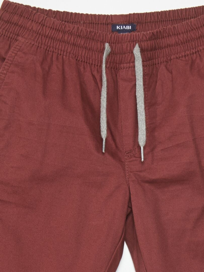 Spodnie dresowe Twill - CZERWONE