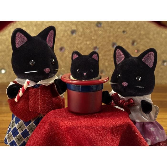 SYLVANIAN FAMILIES - The Magician Cat Family - Articulated Doll - Beige - Ages 3+