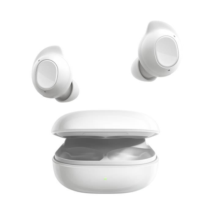 Auricolari wireless Samsung Galaxy Buds FE con cancellazione attiva del rumore, bianchi