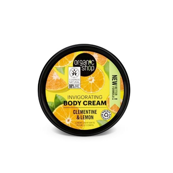 Bio-Shop Belebende Körpercreme Clementine & Zitrone 250 ml