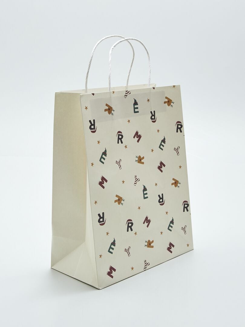 Conjunto de 2 sacolas de presente de Natal! - AZUL
