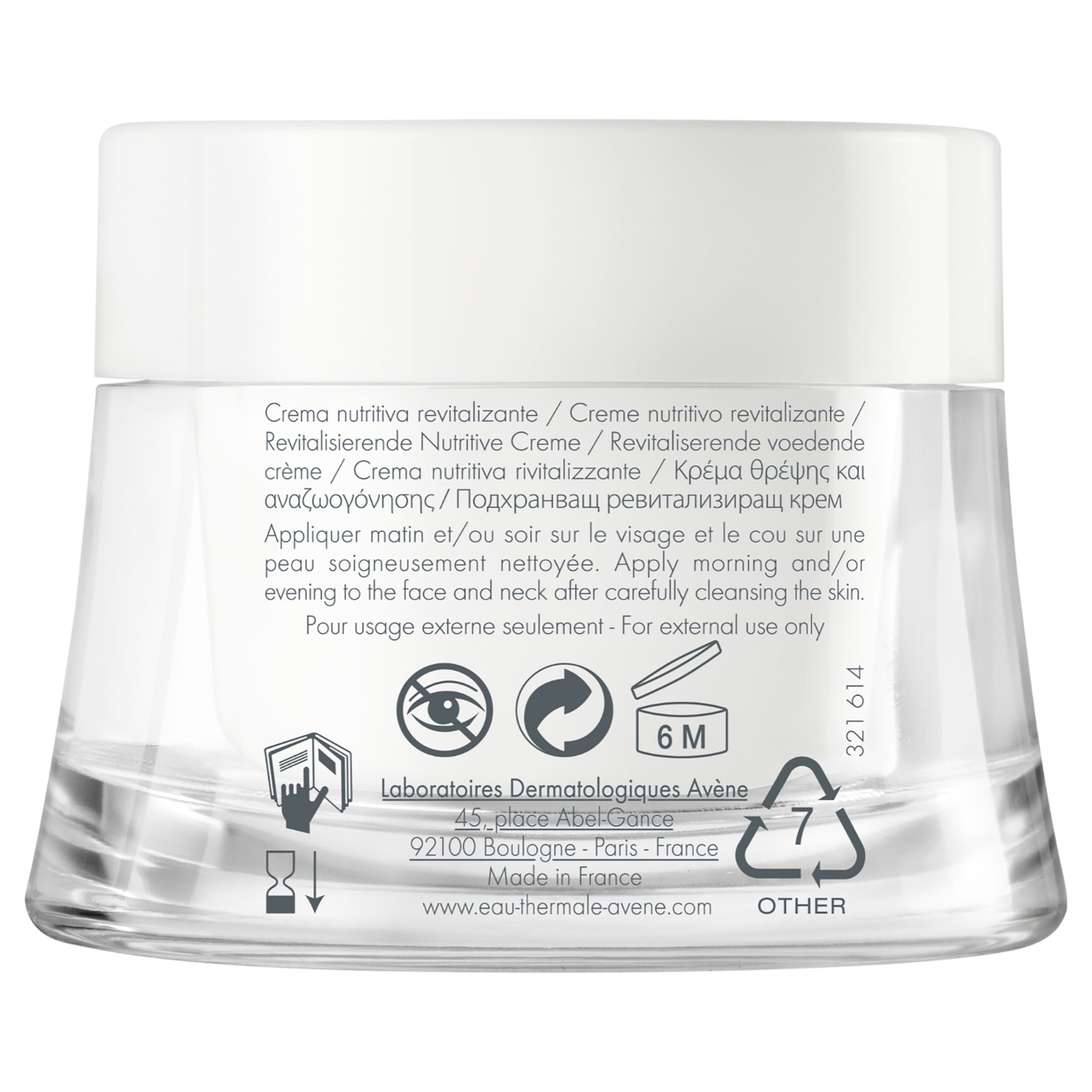 Avène Face Cream Les Essentiels Les Essentiels Revitalizující výživný krém – 50 ml