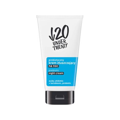„Under Twenty“ prebiotinis naktinis kremas Šveičiamasis naktinis kremas pašalina odos trūkumus 50 ml 50 ml