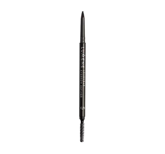 LUMENE LONGWEAR EYEBROW DEFINER WEGAŃŚKA AUTOMATYCZNA KREDKA DO BRWI 5 DARK BROWN 0,09G