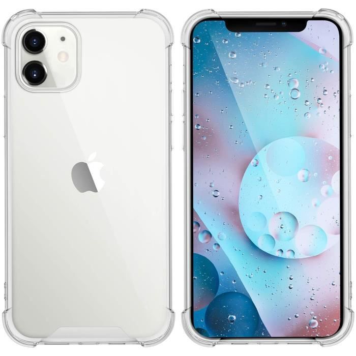 Coque antichoc pour iPhone 12 MINI et 2 Verres Trempé Film Protection Ecran Phonillico®