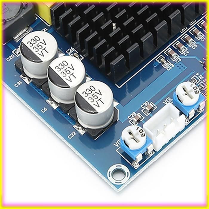 keenso Carte d'amplificateur Carte Amplificateur de Puissance Numérique TPA3116D2, 120 W X 2 Double Canal, video videoprojecteur