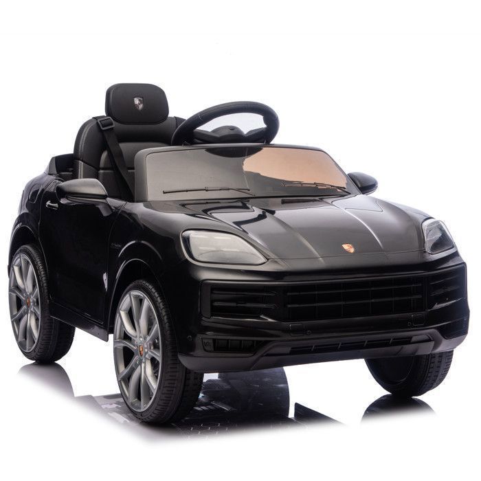 LALAHO 3-Gang-Elektroauto für Kinder – 12 V, zugelassen – Zwei Fahrmodi, Schwarz