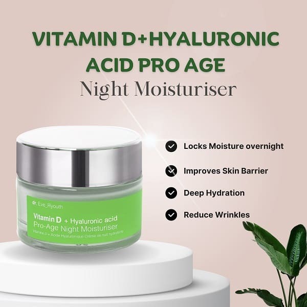 Dr. Eve_Ryouth Vitamin D Hyaluronsyre Nattkrem