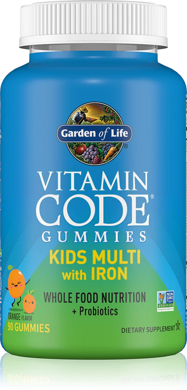 Garden of Life Vitamin Code Kids Multi with Iron -monivitamiinilisä lapsille
