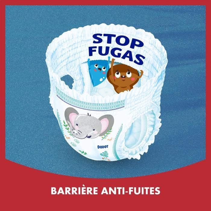 Diaper Pants - DODOT - Size 5 (12-17kg) - 30 count - 360° Leakproof