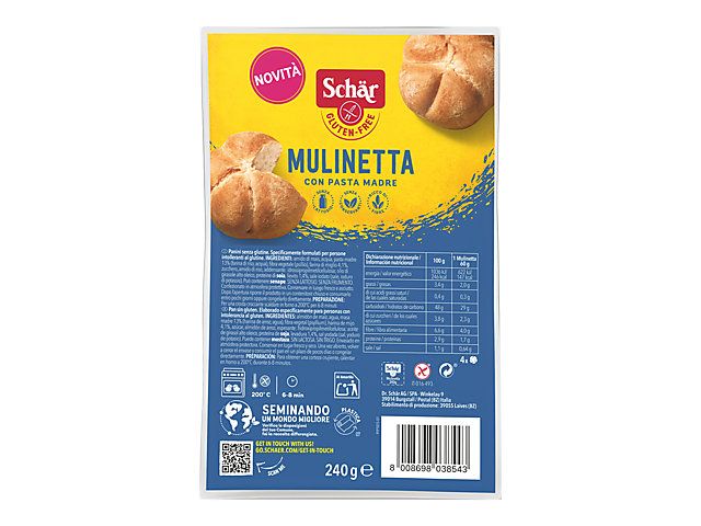 Mulinetta kruh bez glutena s kiselim tijestom Celijakija / Bez glutena