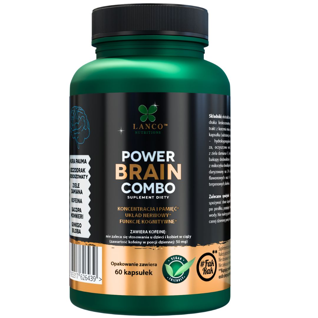 Lanco Nutritions Power Brain Combo