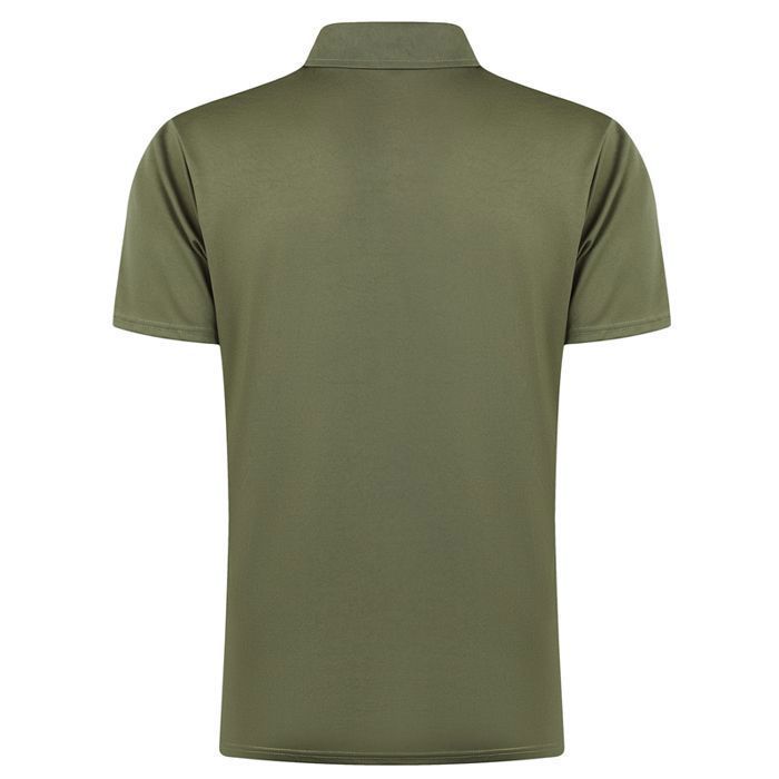 Men's Polo Shirt, Short Sleeve Casual Sport Slim Fit Solid Color - Green