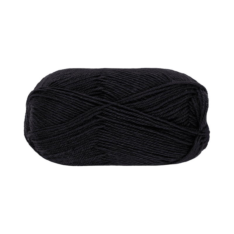 Trysil Ida sokkengaren, wolmix 80% wol, zwart