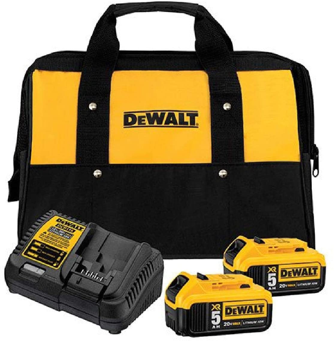 Kit inicial de baterias DEWALT 20V MAX com 2 baterias de 5,0 AH (DCB205-2CK)