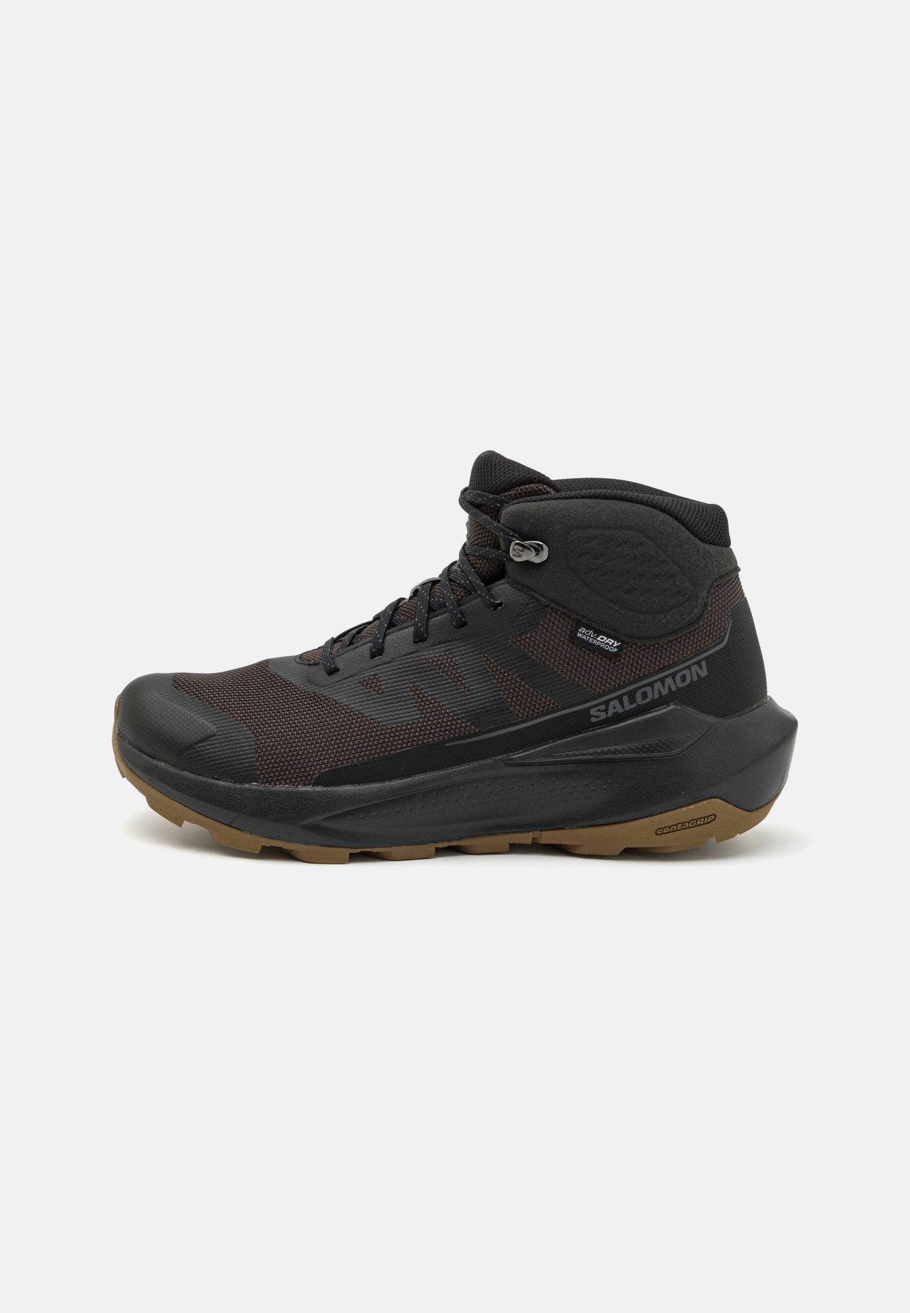 Salomon ELIXIR TOUR MID WP - Wandelschoenen - phantom/zwart/asfalt