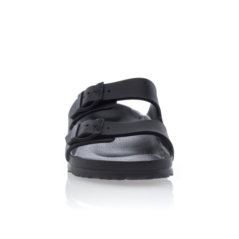 Férfi fekete flip-flop papucsok / tanga szandálok
