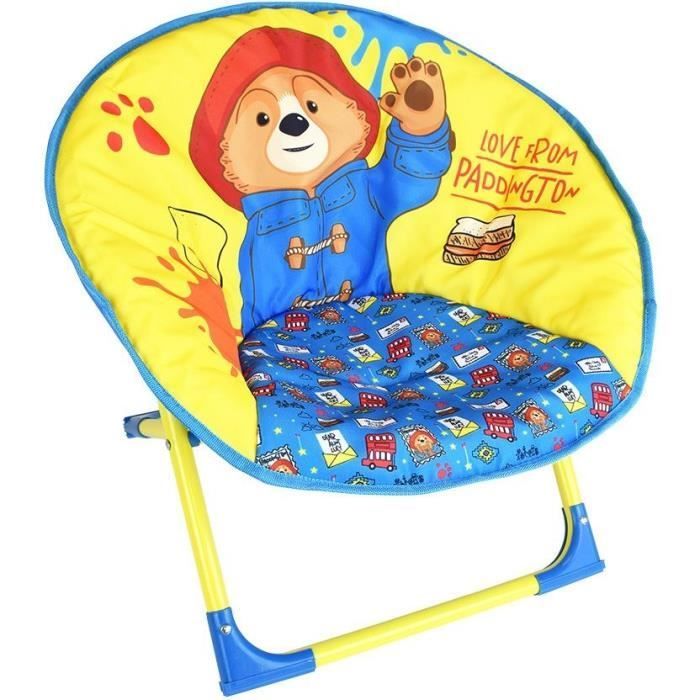 Silla lunar plegable para niños - FUN HOUSE - PADDINGTON - 54 x 42 x 47 cm