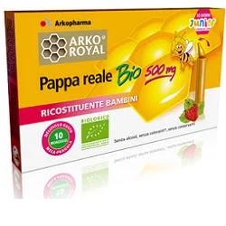 ARKOPHARMA Arkopharma Arkoroyal Gelée Royale Bio 500 mg 10 Flaschen Regenerierendes Nahrungsergänzungsmittel für Kinder
