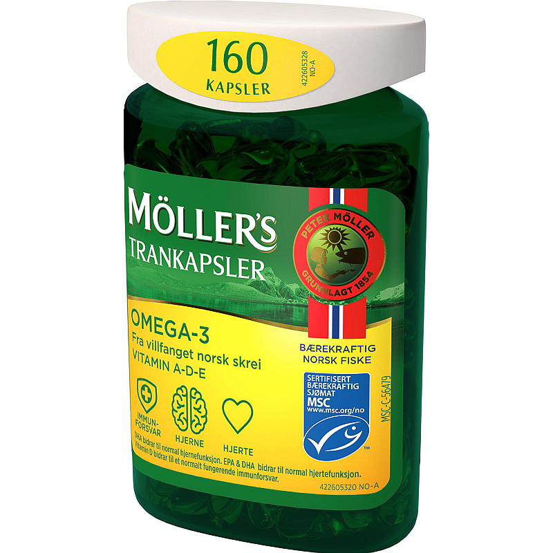 Möller's Möller's trankapsler Omega-3 160 stk.