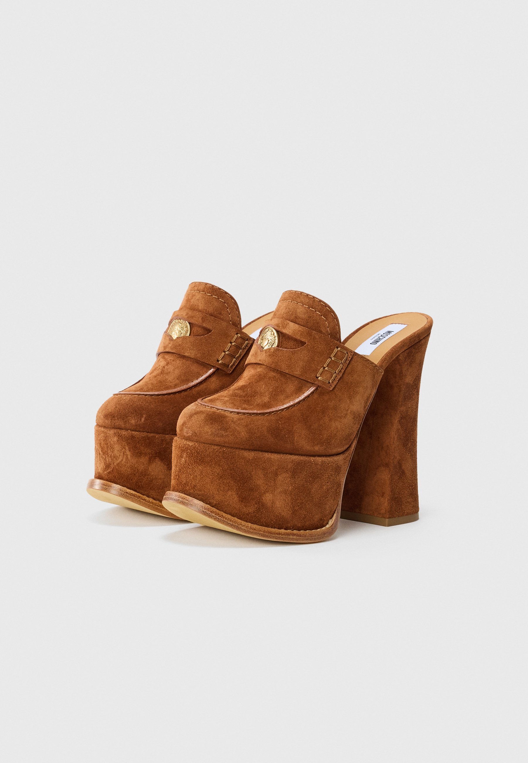 Sandales à talons hauts MOSCHINO - rouille