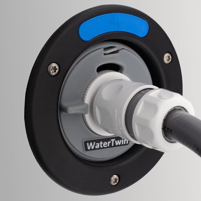 Adaptateur de bouchon de réservoir d‘eau avec connexion pour système Gardena Camping-car,caravane,bateau Fonction de débordement et