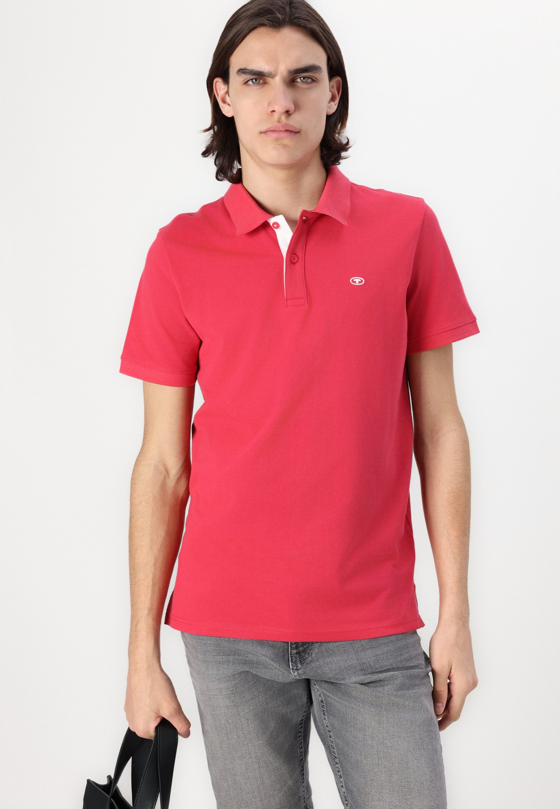 TOM TAILOR BASIC - Poloskjorter - soft berry red