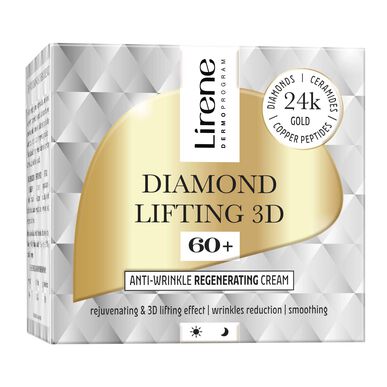 Lirene ryppyjä ehkäisevä kasvovoide 60 Diamond Lifting 3D 50 ml 50 ml
