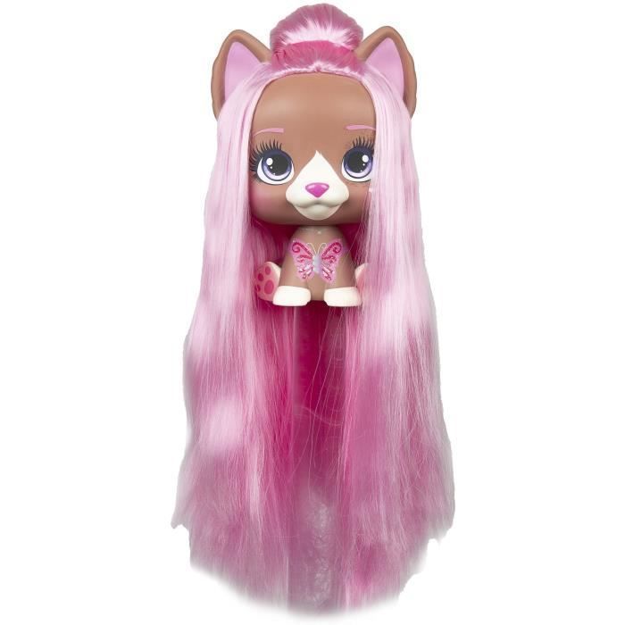 Tête à coiffer Mega VIP Pets - Cheveux de 43 cm - 30 accessoires inclus