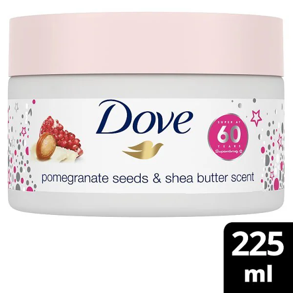 Dove Körperpeeling Granatapfelkerne & Sheabutter 225 ml
