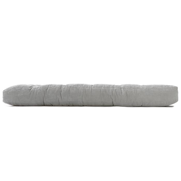 Materasso futon - 160x200 cm - Bananair - Grigio chiaro