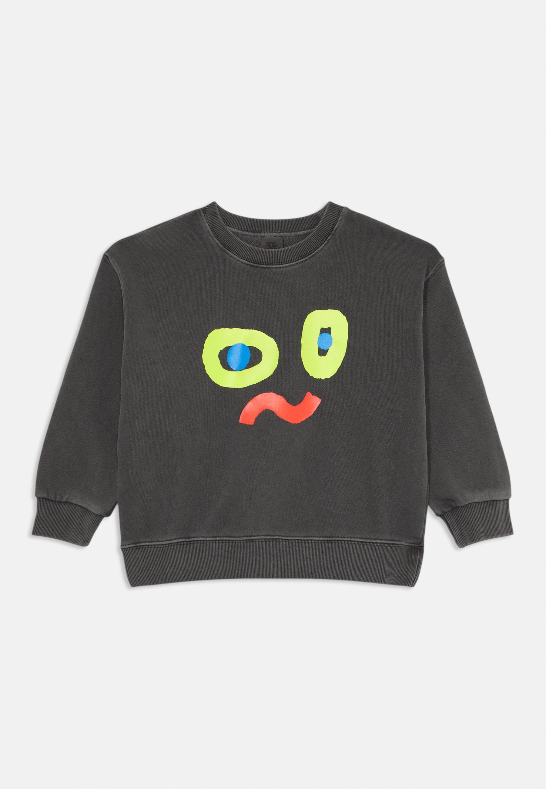 Felpa unisex JELLY MALLOW CATCHY FACE GLOW IN THE DARK - antracite