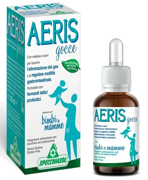 SPECCHIASOL Specchiasol Aeris druppels voedingssupplement tegen darmgas 20 ml