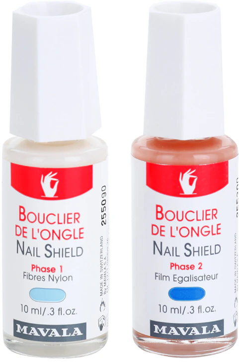 Mavala Nail Camouflage Nail Shield is een tweefasige verzorging die nagels regenereert en versterkt.