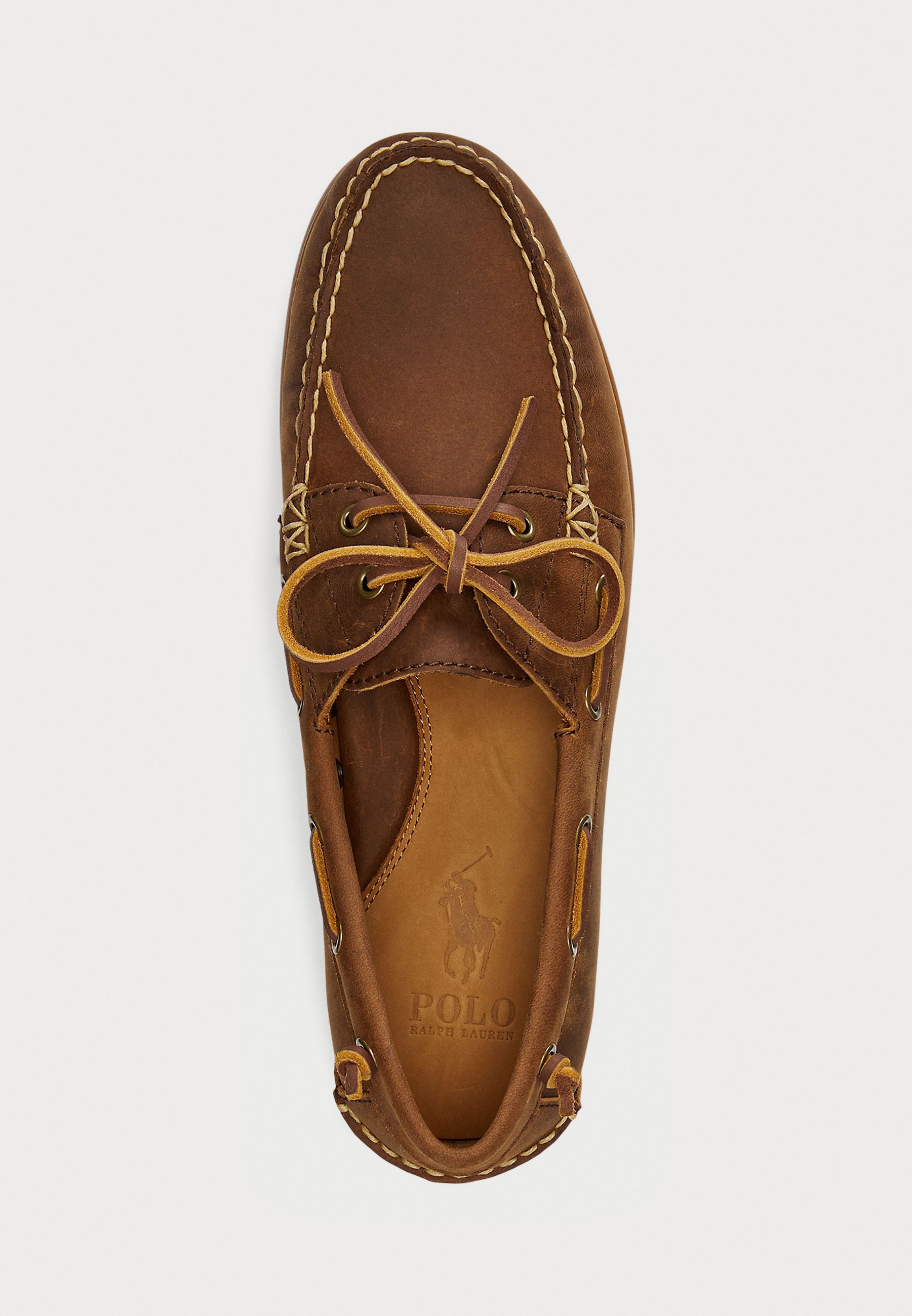 Chaussures bateau en cuir MERTON de Polo Ralph Lauren - Modèle à selle profonde