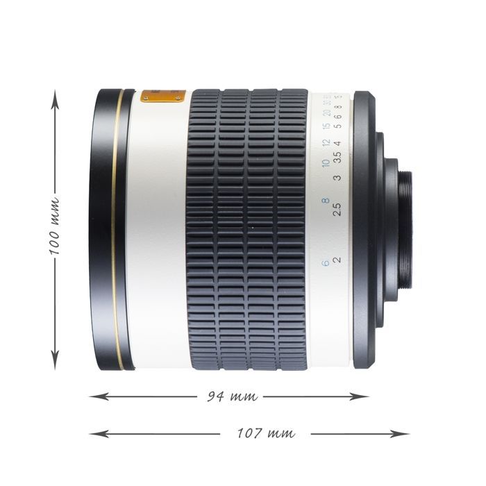 Walimex Pro 500mm f-6.3 DX Nikon F Teleobjektiv für Nikon D300, D3000, D3100, D3200, D3s, D3X, D4, D5000, D5100, D600, D700,…