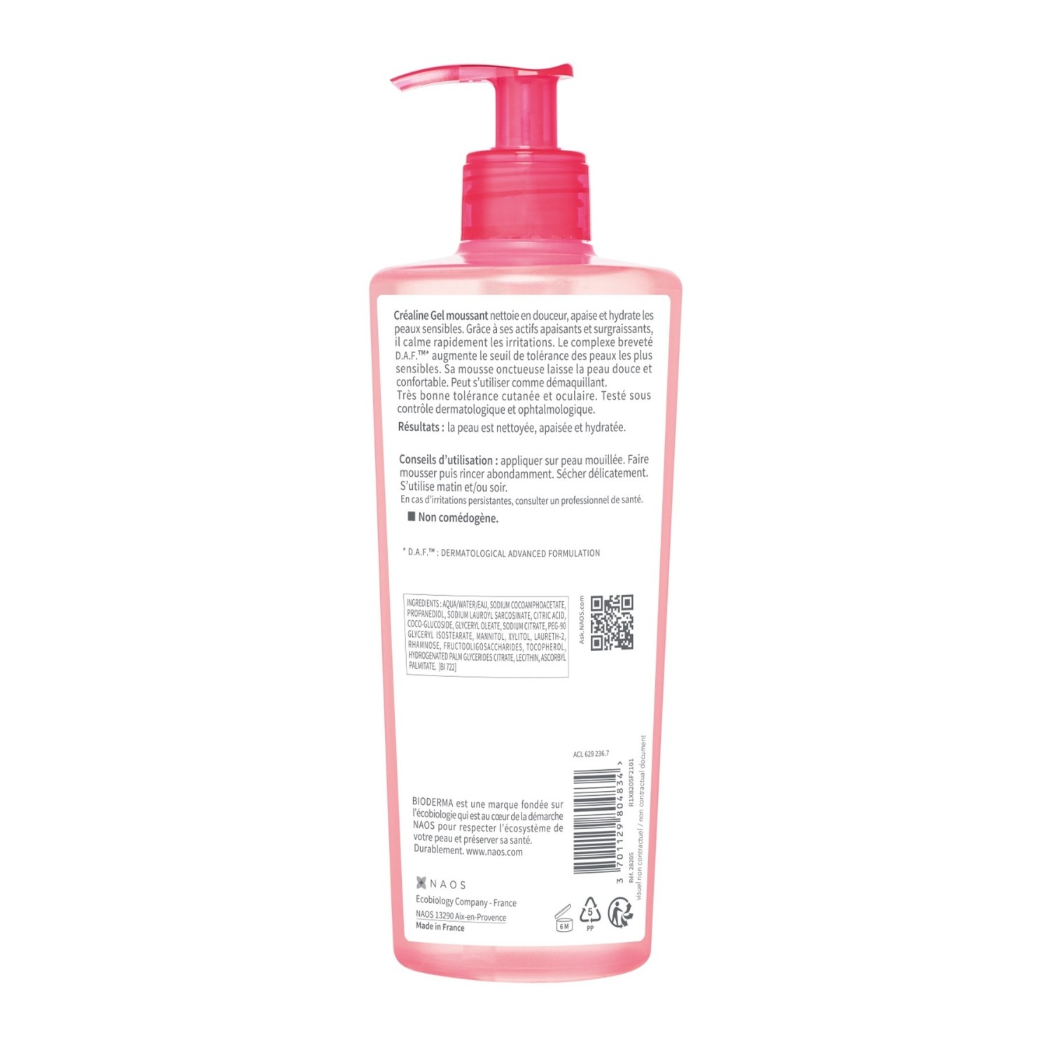 Bioderma CREALINE GEL MOUSSANT FP500ML