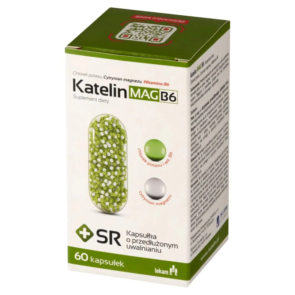 Katelin Mag B6+ SR Kapsułki