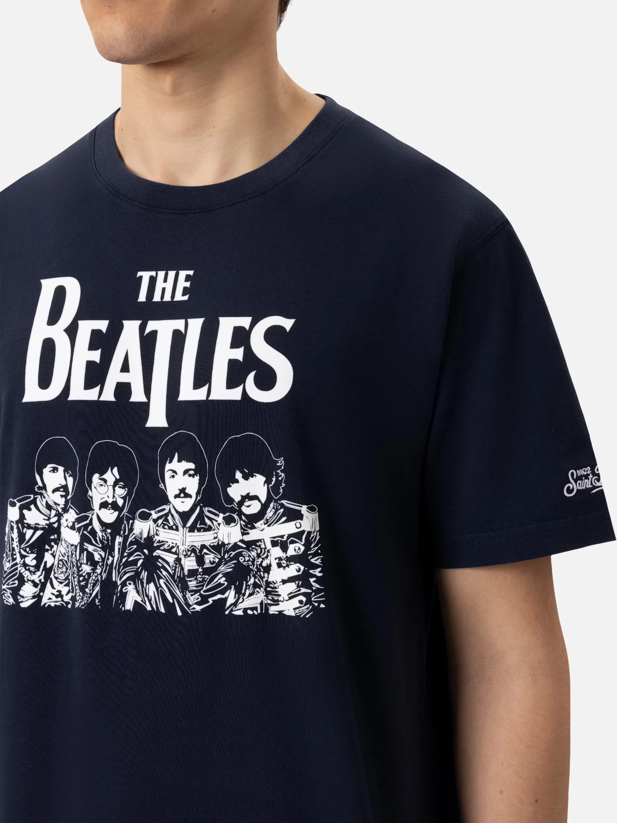 T-shirt voor mannen van katoen met print van de Beatles | THE BEATLES SPECIAL