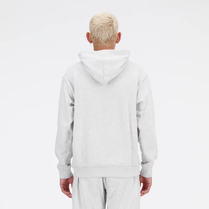 Heren Atletiek Terry Hoodie - ASH HEATHER