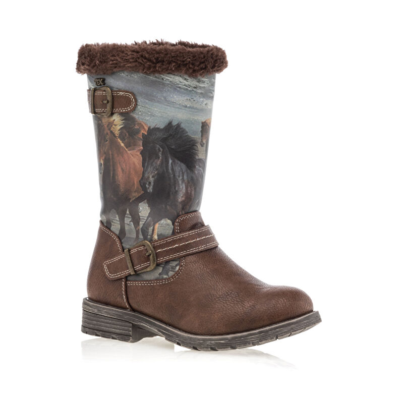 Brune jentesneakers