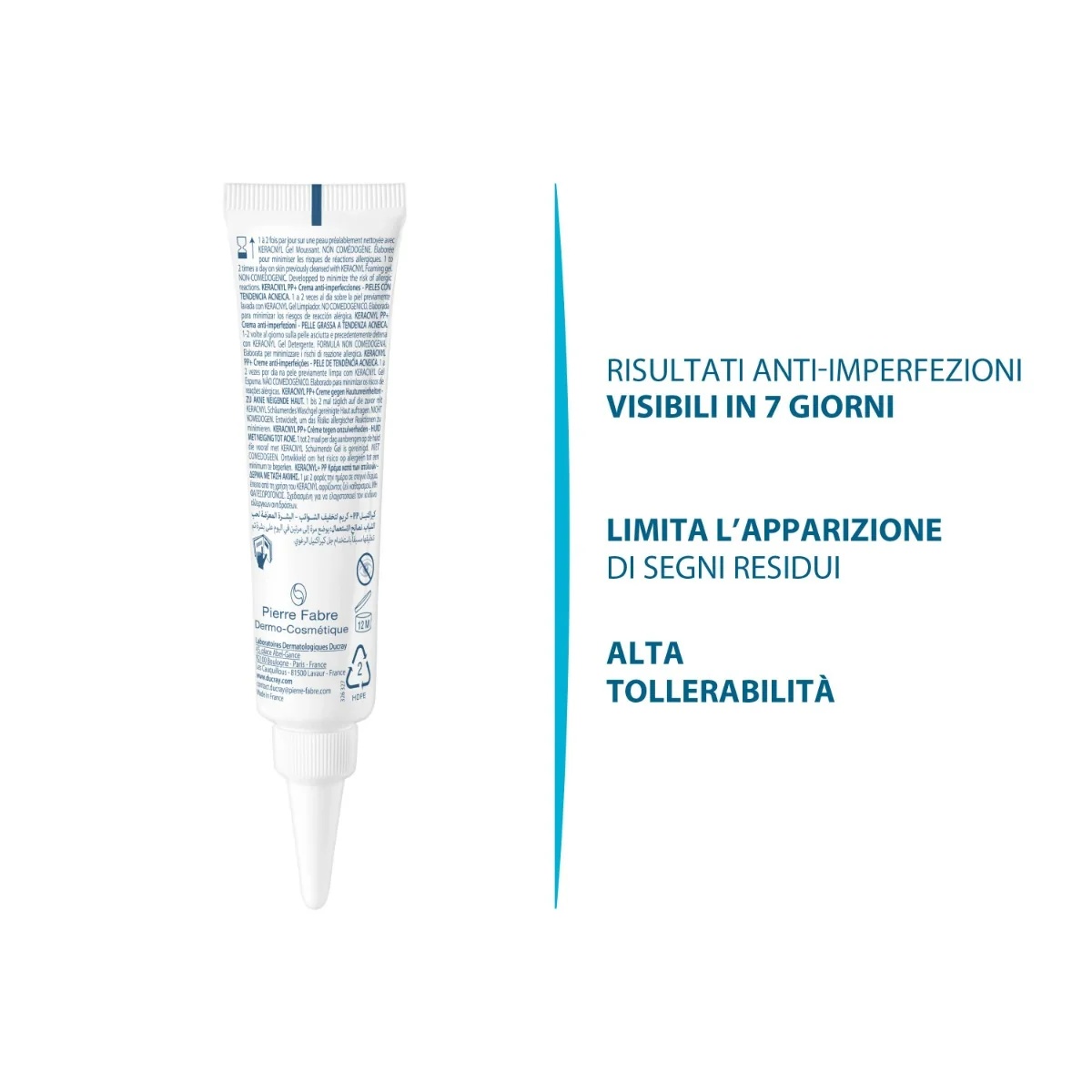 DUCRAY Keracnyl PP+ Ducray crème tegen huidonvolkomenheden 30 ml voor een vette en acnegevoelige huid