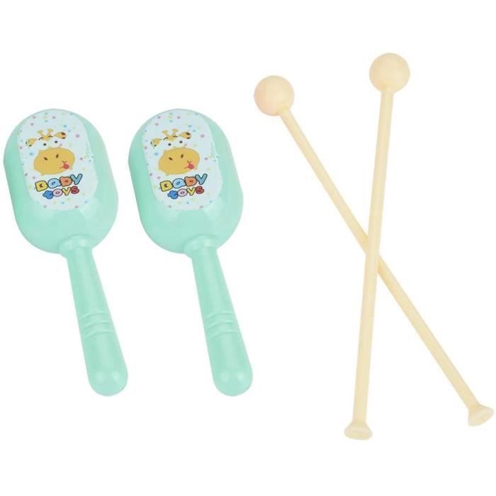 Kinder-Musikinstrumentenset – ZGEER – 6-teilig – Grün – Für drinnen – Gemischt