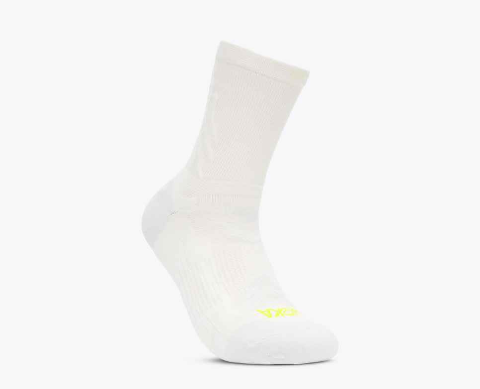 HOKA Calzini Bondi Quarter Run bianchi