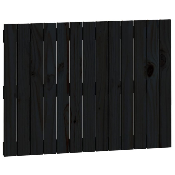 Wezgłowie łóżka Czarny 82.5 x 60 cm Pine Wood vidaXL