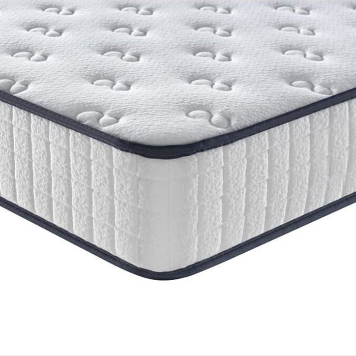 Colchón de lujo de espuma viscoelástica de 90x200 cm, 22 cm de grosor, espuma de alta resiliencia DEWINNER® + IZTOSS®, confort equilibrado.